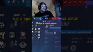 The 2 sides of Rainbow Six Siege🥲 #rainbowsixsiege #r6champ #gaming #6siege #GlenJeb