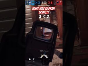 WHAT WAS KAPKAN DOING?! #rainbowsixsiege #siegeclips #twitchclips #r6s #gaming #shorts