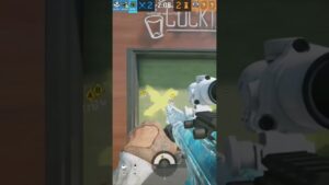 crazy wall bang😮💨 #rainbowsixsiege #siege #6siege #gaming #rainbowsixsiegeclip