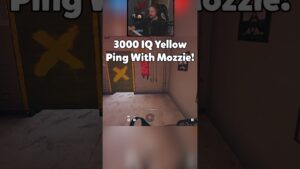 A 3000 IQ Yellow Ping With Mozzie - #rainbowsixsiege #r6