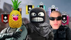 Snapiyy Jynxzi & Sir Pineapple 3v3 Every Rank (Rainbow Six Siege)